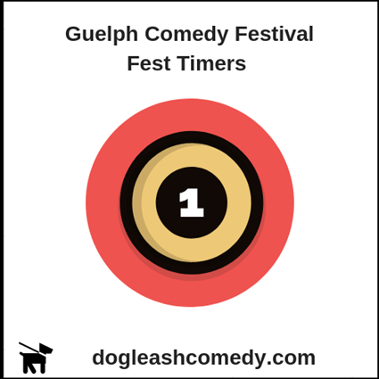 Hosting Guelph Comedy Festival Fest Timers Show