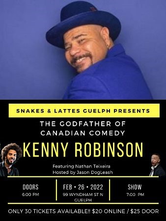 Comedy Night with Kenny Robinson - Guelph - promo