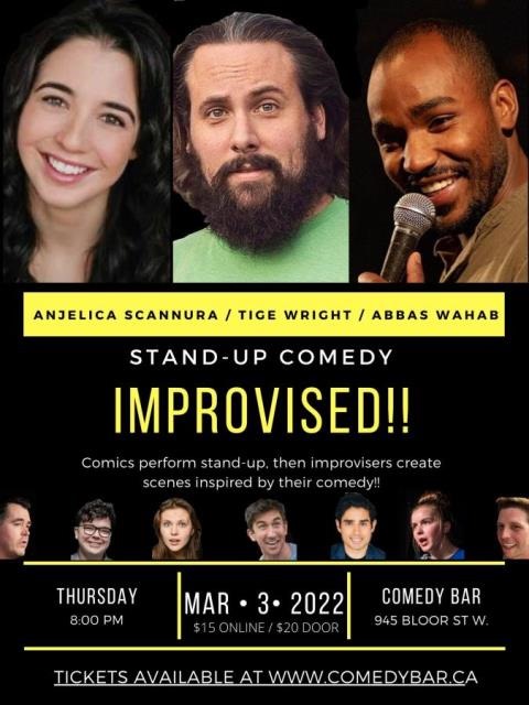 Stand Up and Improvise March 6 2022