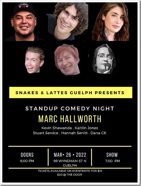 Comedy Night with Marc Hallworth 2022-03-26